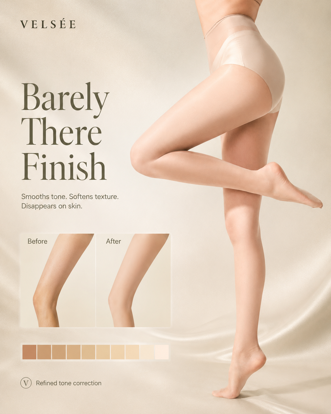 Barely There Finish hosiery benefit image