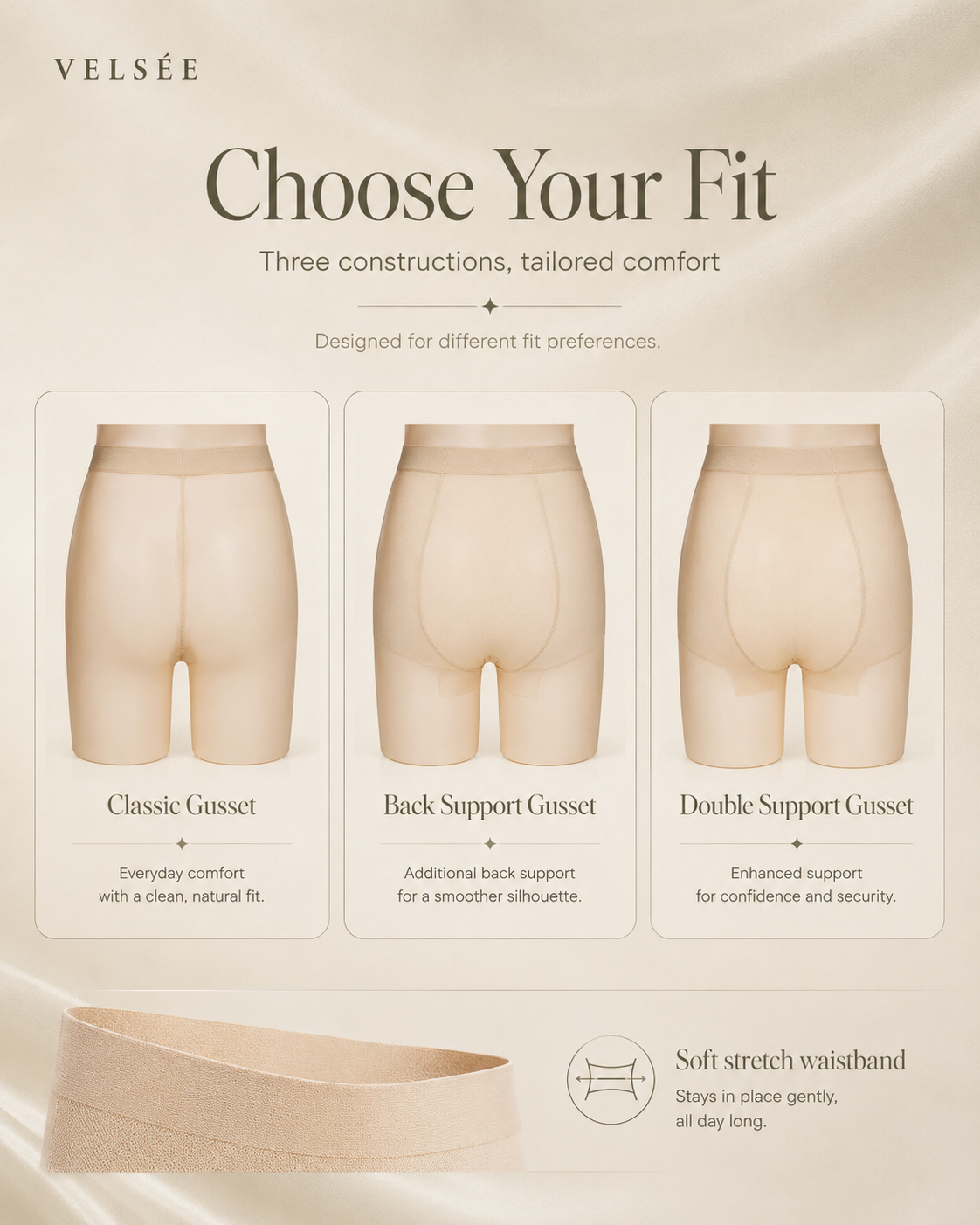 Choose Your Fit construction guide